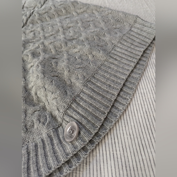 THML Sweater Poncho in Grey Size S - Picture 4 of 6